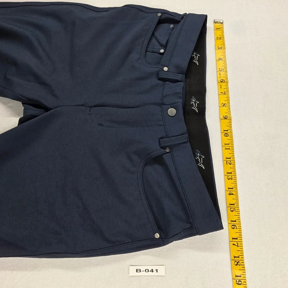 Greg Norman Collection Mens Navy Blue Golf Pants 32x29 Performance Stretch